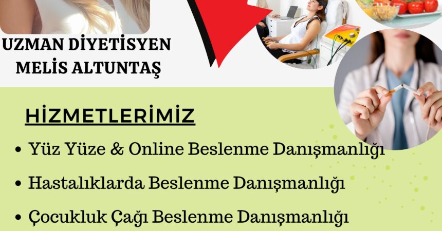 Sağlıklı Yaşam İçin, Uzman Diyetisyen MELİS ALTUNTAŞ ile %30 ÖZEL İNDİRİM Anlaşması.